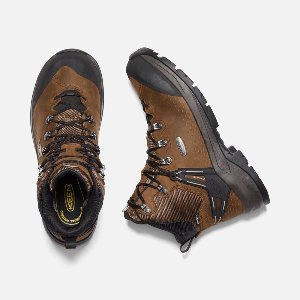 Bottes de Randonnée Keen Homme Marron/Noir | Wild Sky Waterproof | DEATG-2497